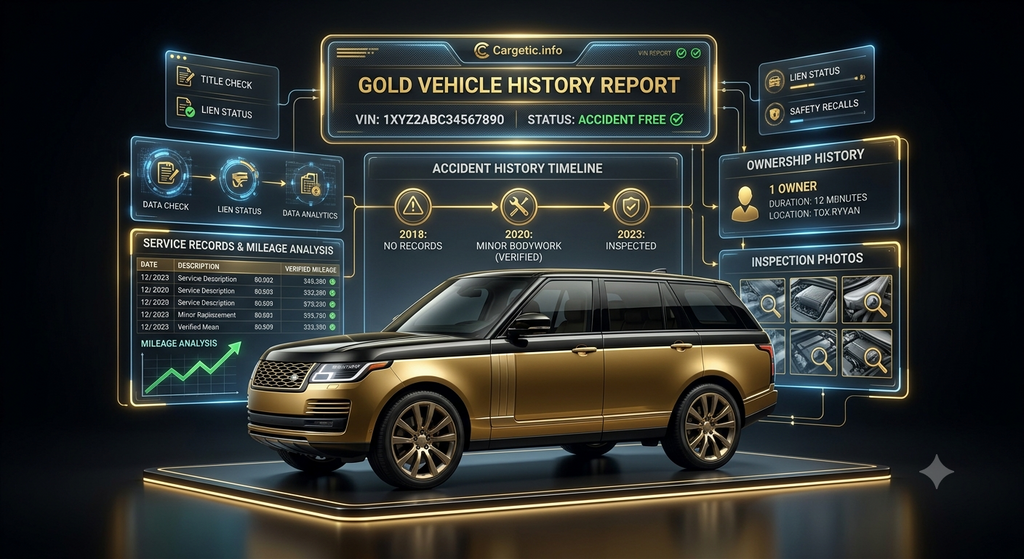 Car Getic Vehicle History Report