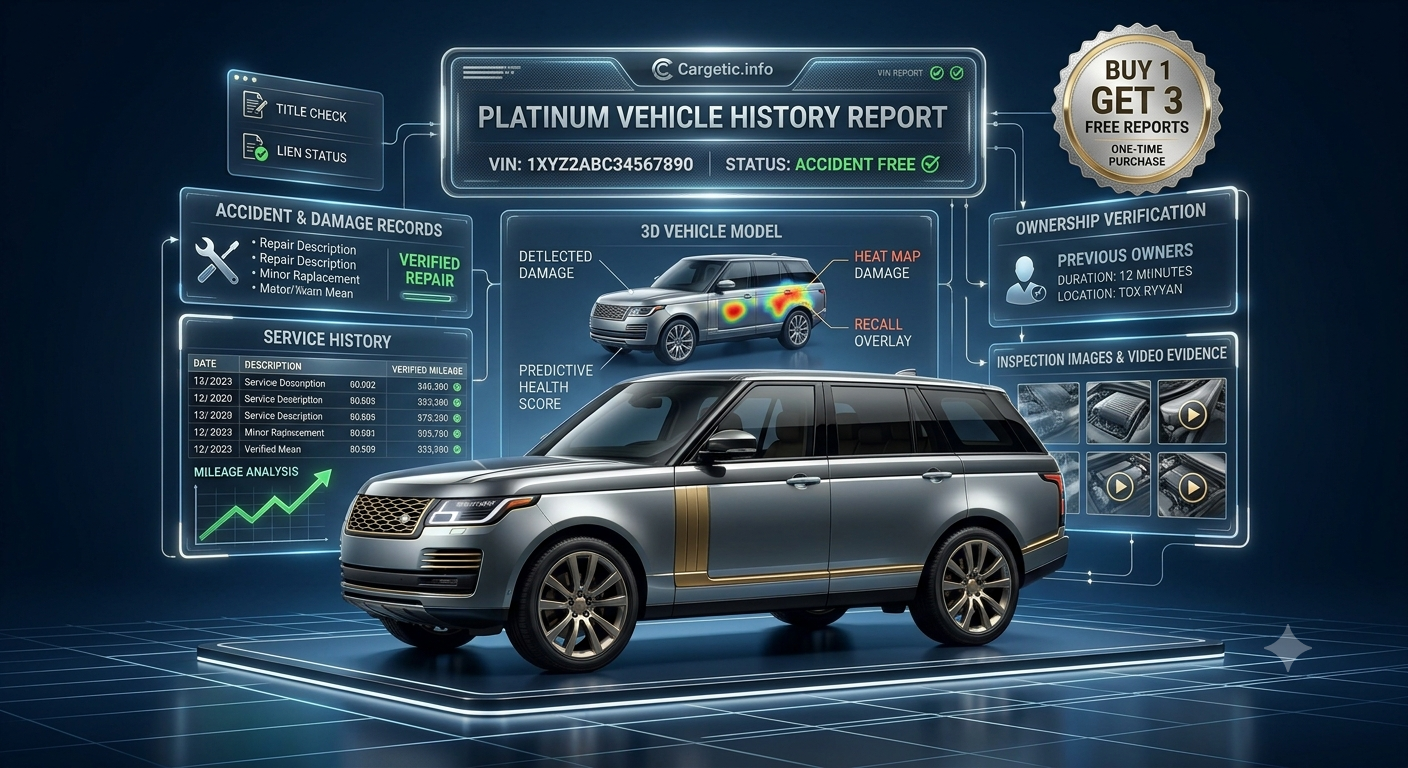 Car Getic Vehicle History Report
